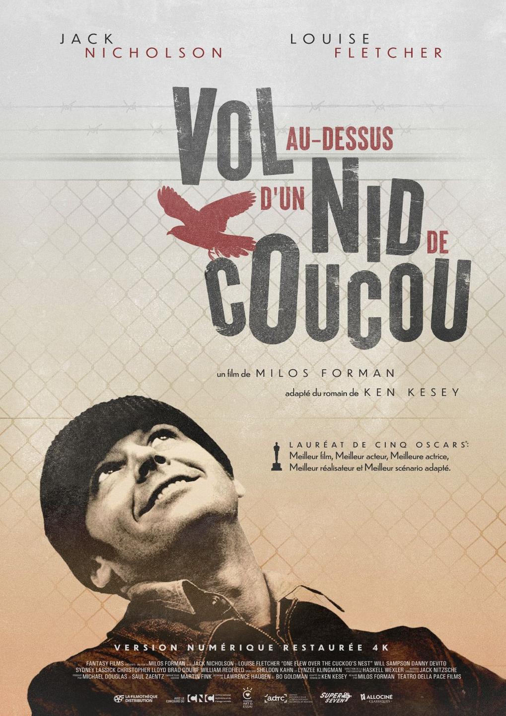 Affiche VOL AU DESSUS D UN NID DE COUCOU