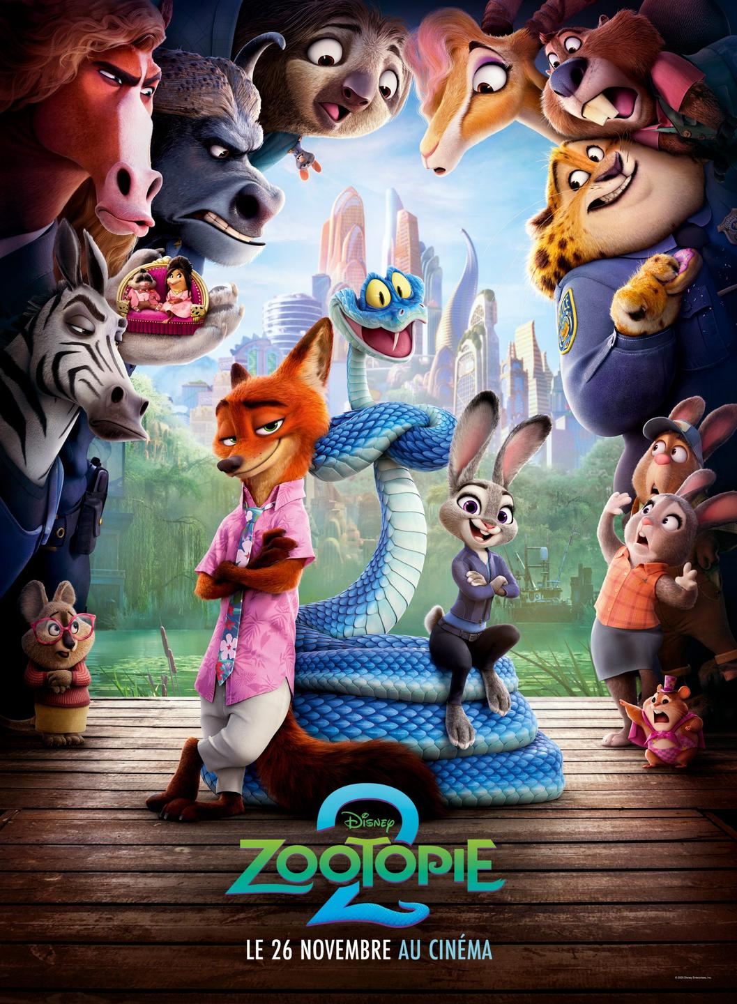 Affiche ZOOTOPIE 2